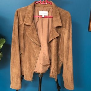 Make an offer! Cupcake & Cashmere faux suede Moto